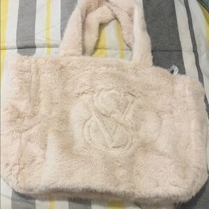 Victoria's Secret Plush Pink Tote Bag